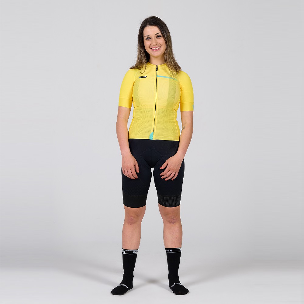 Maillot m. corta Invictus Giallo Chica